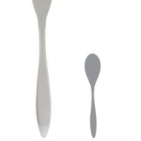 Steelite 5377S001 Lisse Teaspoon, 18/10 Stainless Steel - 6"