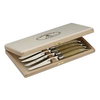 Steelite 5396S099 Laguiole Box Knife Presentation Box,
Beechwood - For 6 Knives