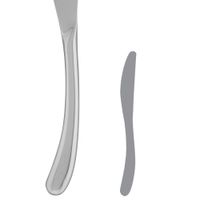 Steelite 5709SX045 Moon Butter Knife, 18/0 Stainless Steel -
7-1/4"