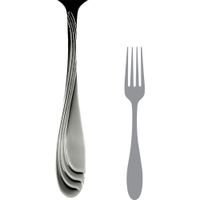 Steelite 5722SX023 Wave Salad Fork, 18/10 Stainless Steel -
6-5/8"