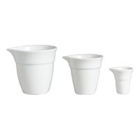 Steelite 6300P150 Aura Creamer, White, Porcelain - 2 oz