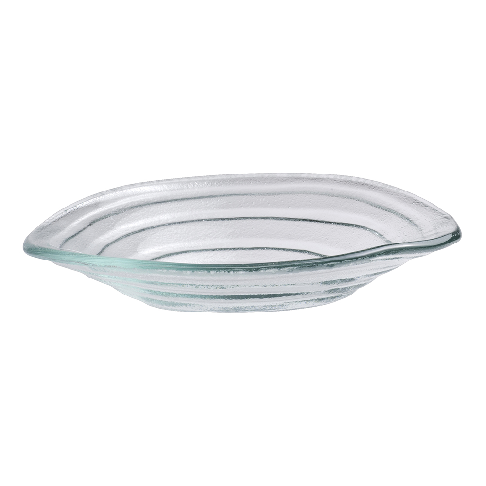 7-1/2" GLASS RIPPLE BOWL