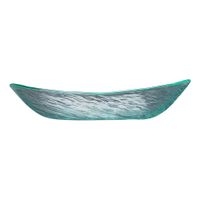 Steelite 6512G377 Scape Clear Oval Bowl, Glass - 19 oz