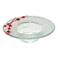 Steelite 6527B814 Creations Pearl Bowl, Red/Clear, Glass -
6"