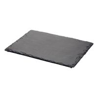 Steelite 6581WS007 Welsh Slate Cheese Board W/Feet, Dressed
Slate - 15-3/4" x 11-3/4"