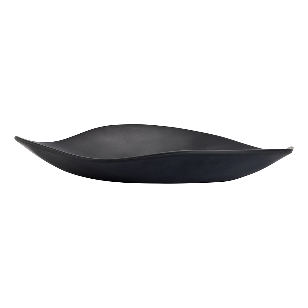 PLASTIC FRUIT BOWL 15" BLACK (