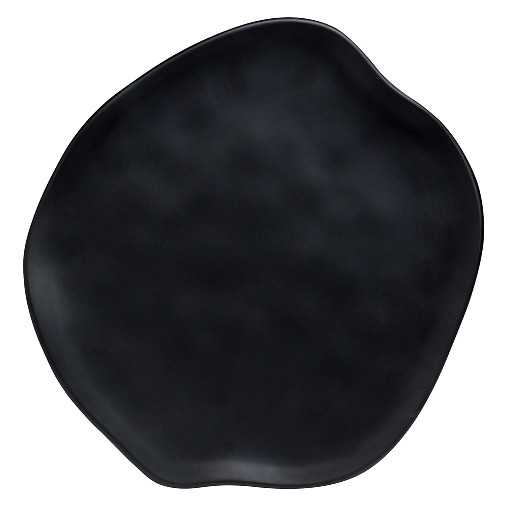 CHEESE PLATTER, PLASTIC BLACK