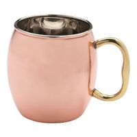 Steelite 7340MW001 Moscow Mule Mug, Copper (W/Brass Handle)
- 16 oz
