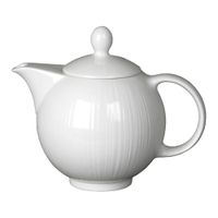 Steelite 9032C726 Spyro Teapot, White, China - 12 oz