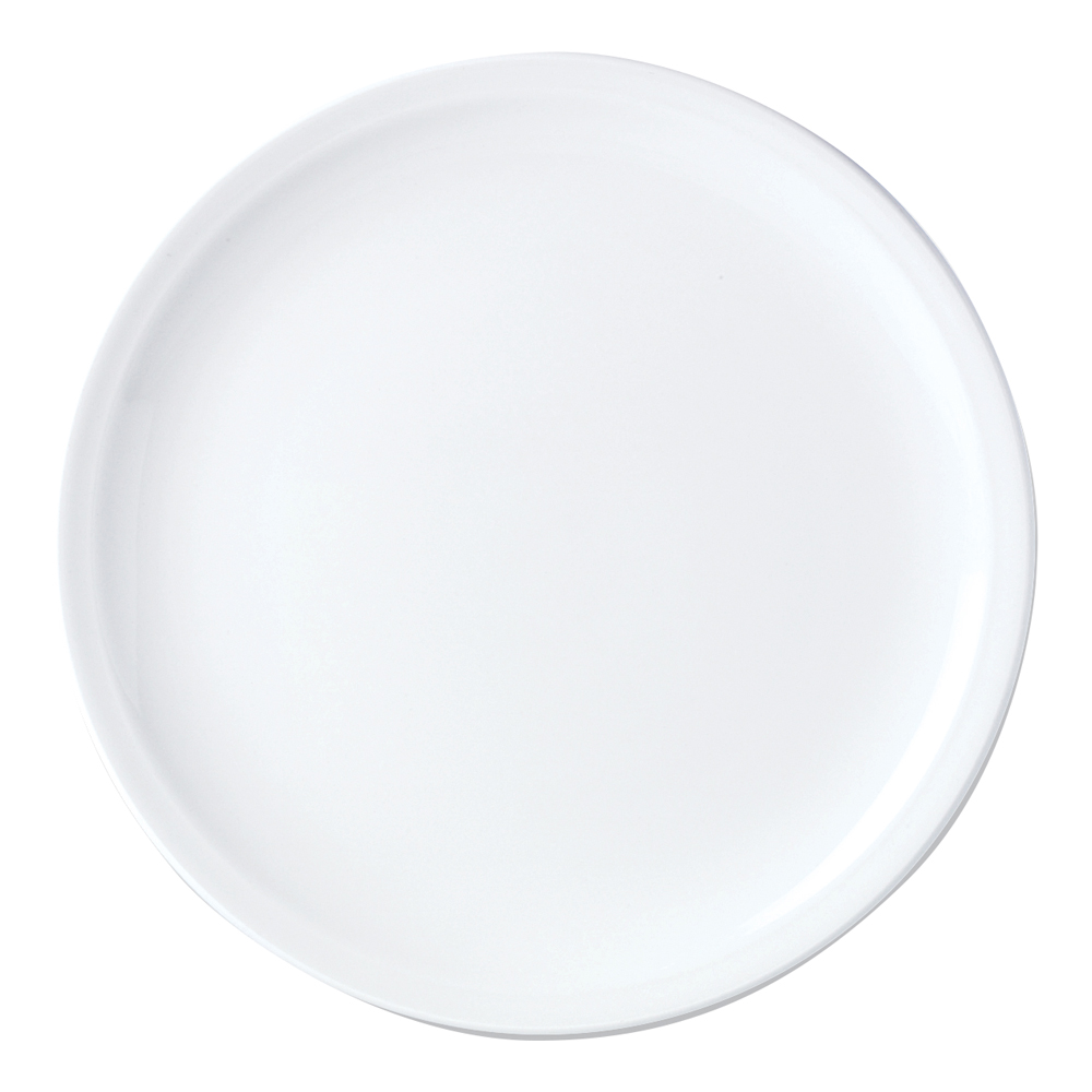 12.5" PIZZA PLATE WHT(.5)