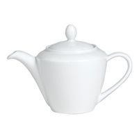 Steelite 11010835 Simplicity Teapot, White, China - 11 oz