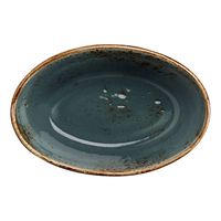 Steelite 11300400 Craft Oval Baker, Blue, China - 13 oz