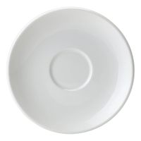 Steelite 1340X0042 Liv Saucer, White, China - 6"