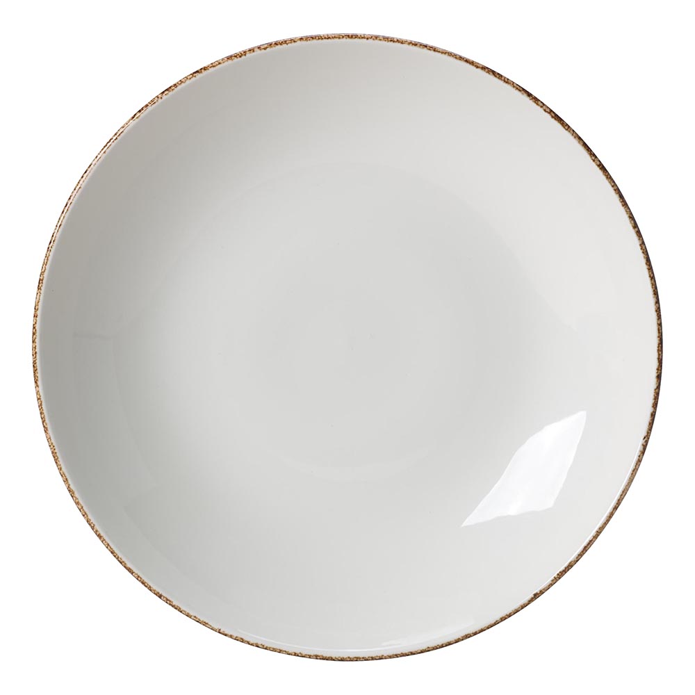 8 1/2" CPE BOWL BRN DPPLE (24)