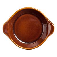 Steelite B008P176 Brulee Shirred Egg Dish, Caramel, China -
13-3/4 oz