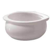 Steelite DCI12CW Onion Soup Bowl/Crock, White, Ceramic - 12
oz