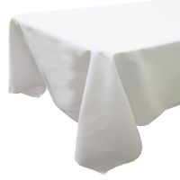 Snap Drape TULT72144HW Nouvea Ultraspun Tablecloth, White,
Polyester - 72" x 144"