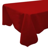 Snap Drape TULT72144RD Nouvea Ultraspun Tablecloth, Red,
Polyester - 72" x 144"