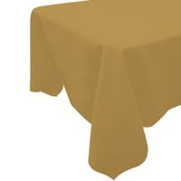 Snap Drape ULT72120HGD Noveau Ultraspun Tablecloth, Hemmed,
Gold - 72" x 120"