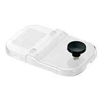 Server Products 80310 Fountain Jar Hinged Lid, Clear,
Plastic