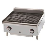 Star 5124CF Star-Max Electric Charbroiler, Countertop,
Stainless Steel/Cast Iron - 24" x 25-3/5" x 14-1/4"