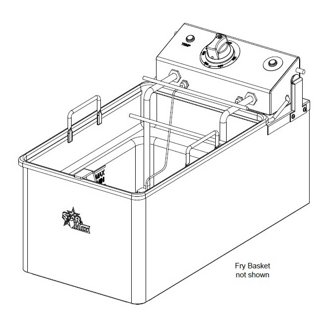 FRYER ELECTRIC COUNTERTOP 14LB