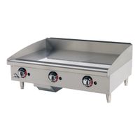 Star 636TF Star-Max Embedded Modulating Thermostat Gas
Griddle, Stainless Steel/Polished Steel - 84900 BTU