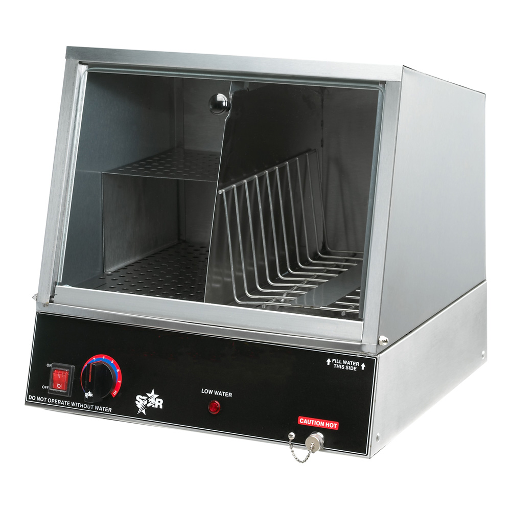 HOT DOG STEAMER W/JUICE TRAY,
