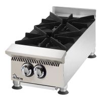 Star 802HA Ultra-Max Gas Hot Plate- Two 12" Burners