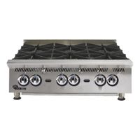 Star 806HA Ultra-Max Gas Hot Plate - Six 12" Burners