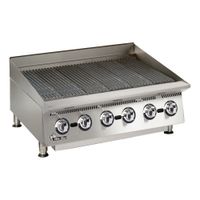 Star 8136RCBB Ultra-Max Radiant Char-Broilers, Natural Gas,
Stainless Steel - 36" x 30-5/8" x 18"