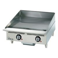 Star 824TA Ultra-Max Heavy Duty Griddle, Natural Gas,
Stainless Steel - 24"