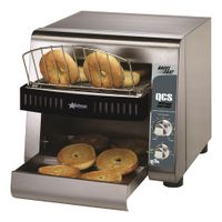Star QCS1500B QCS1 Conveyor Bagel Toaster, 500 bagel
halves/hour- 120V