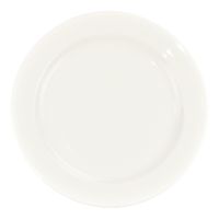 Syracuse China 905356 825 Slenda Plate, White, Porcelain -
10-1/2"