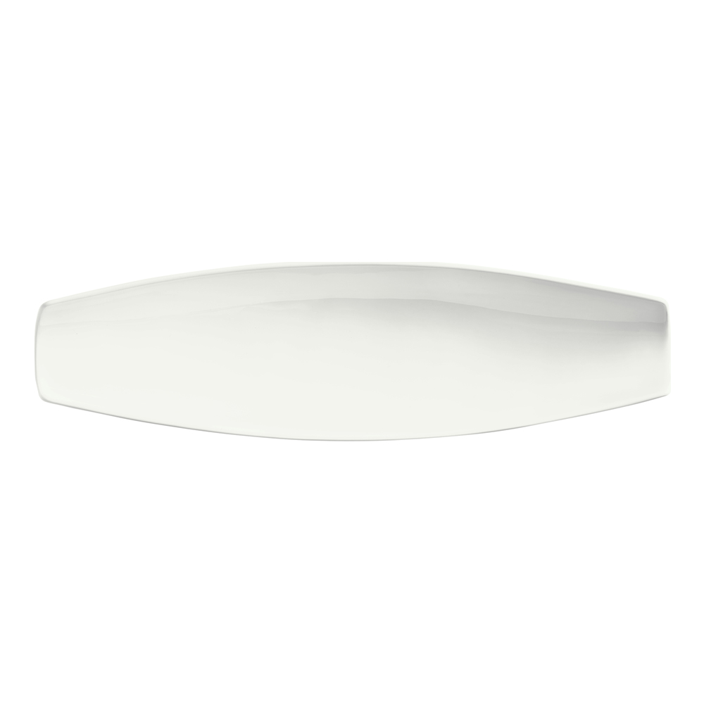12.5"X 3.75" CANOE DISH (1) WH