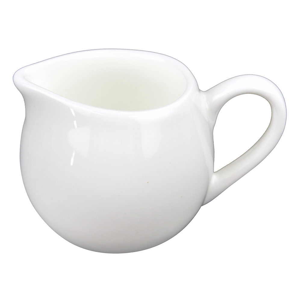 3 OZ CREAMER W/HANDLE WHT (1)