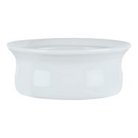 Syracuse China 911194809 Chef Casserole, White, China - 15
oz