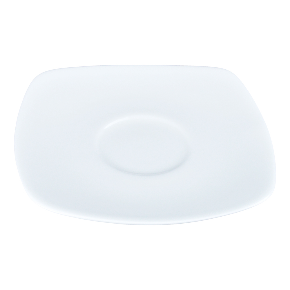 Syracuse China 911195010 Contempra Square Saucer Plate, White, China ...