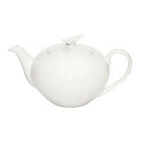 Syracuse China 9134550 Fine Dining Teapot, White, China - 15
oz