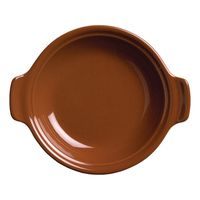 Syracuse China 922229801 Terracotta Round Handled Baker,
Brown, China - 20-1/2 oz