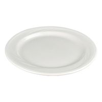 Syracuse China 950038 310 Cascade Plate, White, China - 9"