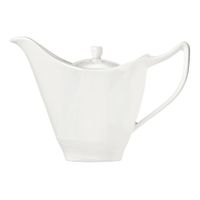 Syracuse China 987659336 Silk Tea Pot, White, China - 14-1/2
oz