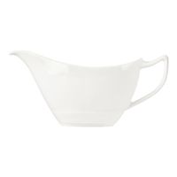 Syracuse China 987659397 Silk Gravy Boat, White, China - 3
oz