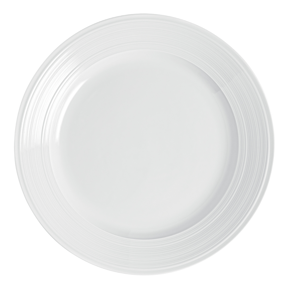 9" PLATE RND LUNAR WHT (2)