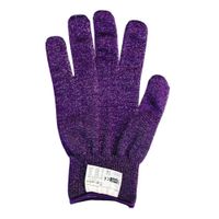 Tucker 6515L Cut Resistant Glove, Purple, Fiber/Wire - Large