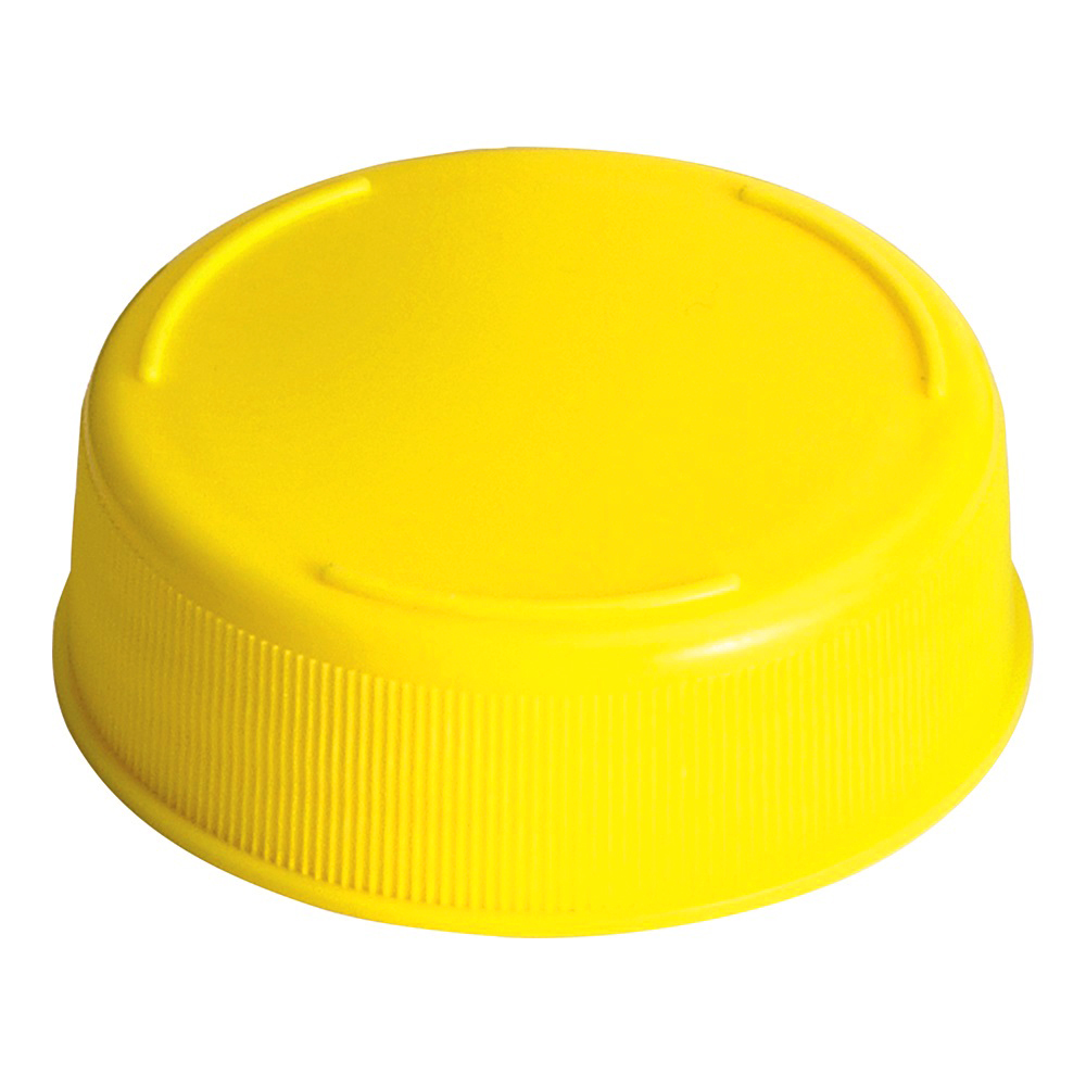 SQZ BOTTLE END CAP YELLOW