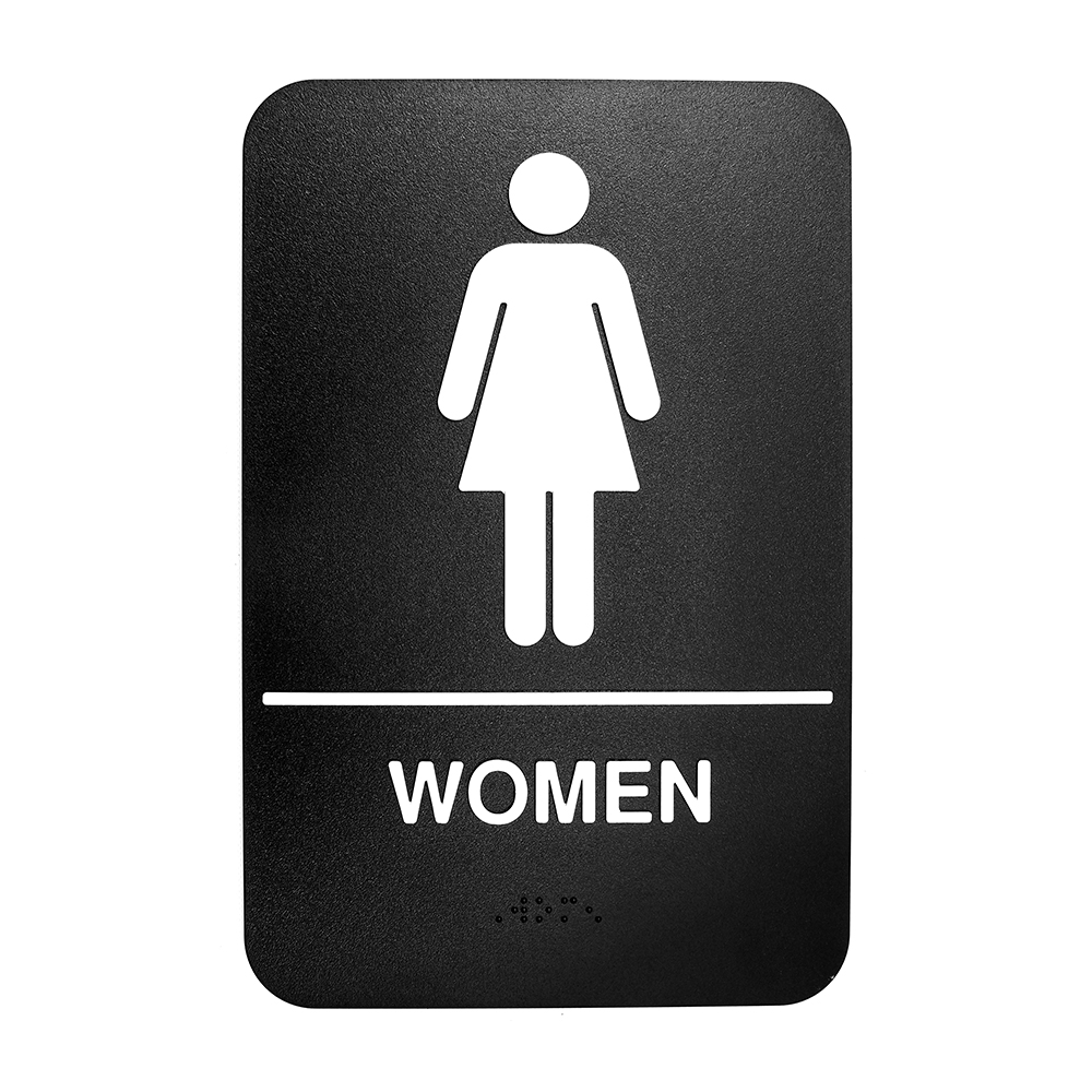 WOMENS SIGN ADA W/ BRAILE