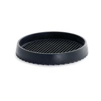 TableCraft 6BK Drip Tray, Round, For Pitchers, Rubber, Black
- 6-1/2" x 1"