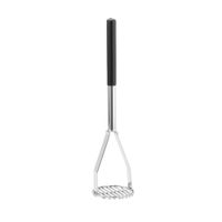 TableCraft 7319 Potato Masher, Round Face, Chrome Plated,
Black Texture Handle - 19"