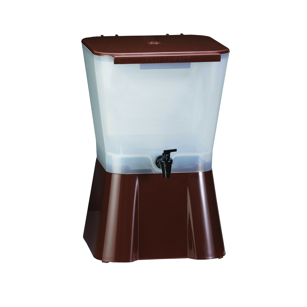 3 GAL BEV DISP BRN/WHT